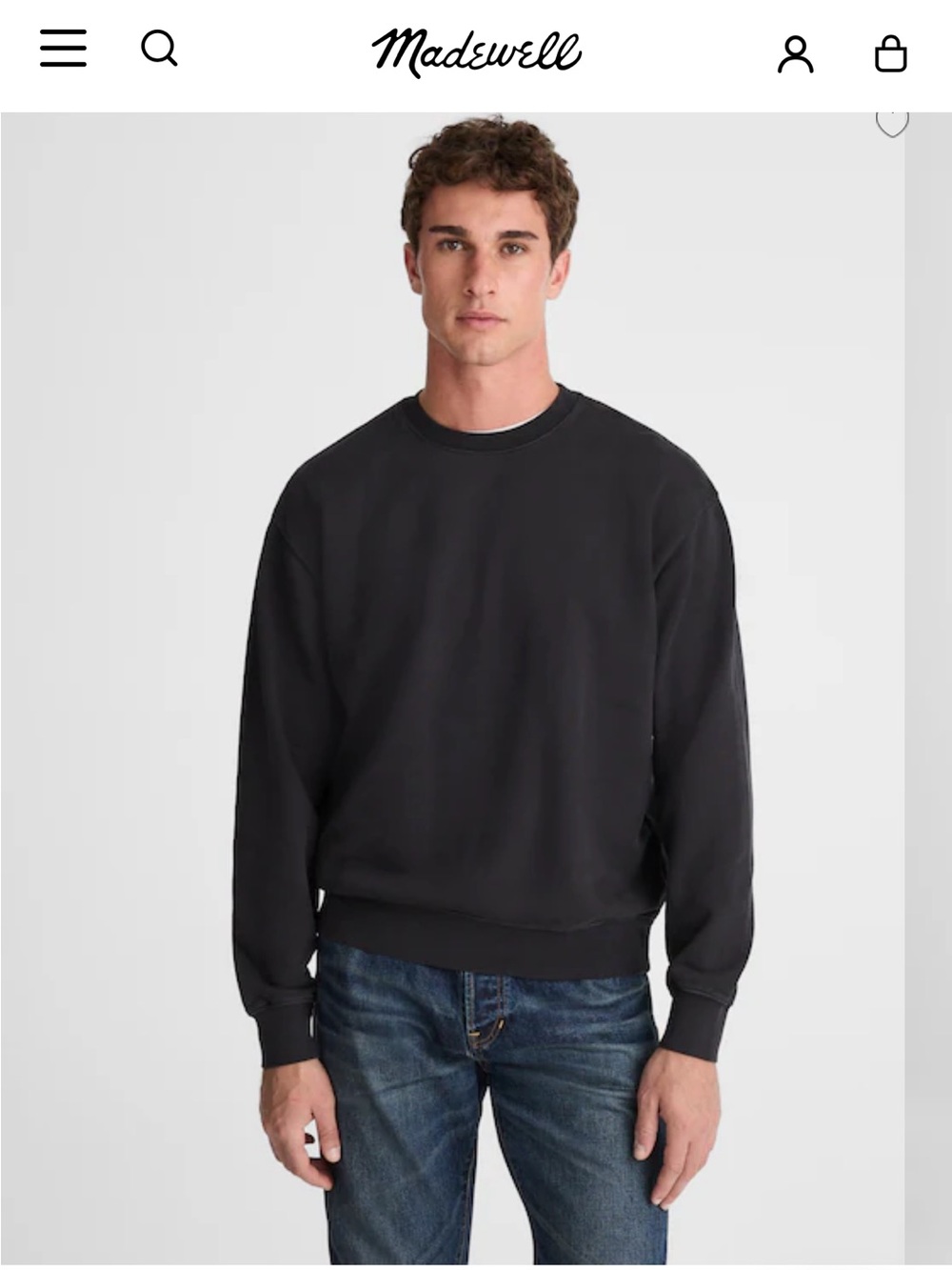 Madewell The McCarren Crewneck - True Black